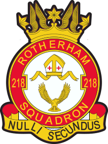 218 Rotherham Squadron Air Training Corps logo